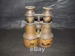 Antique MID 1800's CIVIL War Csa Confederate Field Glasses Binoculars