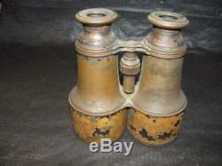 Antique MID 1800's CIVIL War Csa Confederate Field Glasses Binoculars