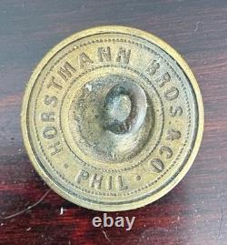 Antique Maryland State Seal Button Bracelet Post-Civil War Folk Art Relic