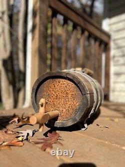 Antique Oak CIVIL War Era Ambulance Water Whiskey Wood Oak Keg Barrel