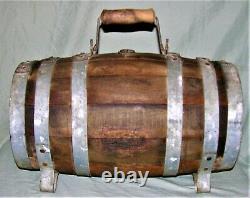 Antique Oak Civil War Era Ambulance Water Whiskey Wood Oak Keg Barrel