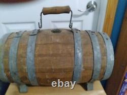 Antique Oak Civil War Era Ambulance Water Whiskey Wood Oak Keg Barrel