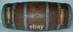 Antique Oak Civil War Era Water Whiskey Wood Oak Keg Cask Barrel