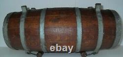Antique Oak Civil War Era Water Whiskey Wood Oak Keg Cask Barrel