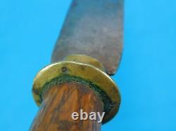 Antique Old 19 Century US Civil War Confederate Spear Point File Fighting Knife