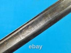 Antique Old US Civil War 19 Century Navy USN Engraved Sword