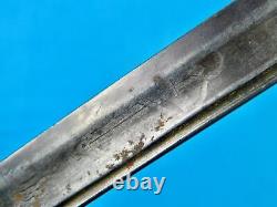 Antique Old US Civil War 19 Century Navy USN Engraved Sword
