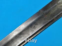 Antique Old US Civil War 19 Century Navy USN Engraved Sword