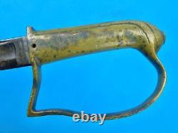 Antique Old US Civil War 19 Century Navy USN Engraved Sword