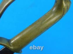 Antique Old US Civil War 19 Century Navy USN Engraved Sword
