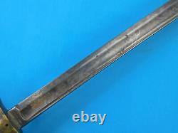 Antique Old US Civil War 19 Century Navy USN Engraved Sword
