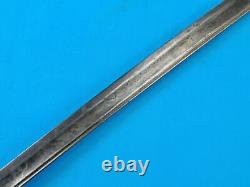 Antique Old US Civil War 19 Century Navy USN Engraved Sword