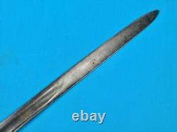 Antique Old US Civil War 19 Century Navy USN Engraved Sword