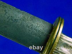 Antique Old US Civil War Confederate Dagger Memphis Tenn Merriman & Co. Knife