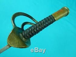 Antique Old US Civil War German Import Model 1840 Cavalry Sword with Scabbard
