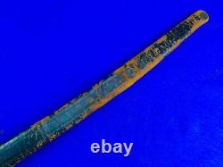 Antique Old US Civil War Navy Cutlass Sword Blade with Scabbard
