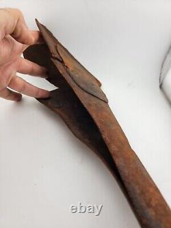 Antique Original CIVIL WAR ERA COLT 1849 or 1862 REVOLVER LEATHER FLAP HOLSTER