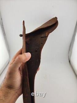 Antique Original CIVIL WAR ERA COLT 1849 or 1862 REVOLVER LEATHER FLAP HOLSTER