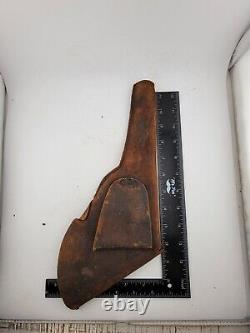 Antique Original CIVIL WAR ERA COLT 1849 or 1862 REVOLVER LEATHER FLAP HOLSTER