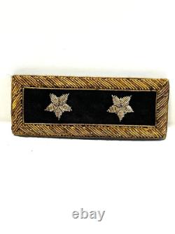 Antique Original Civil War US Army Major General Shoulder Boards Pair (2)