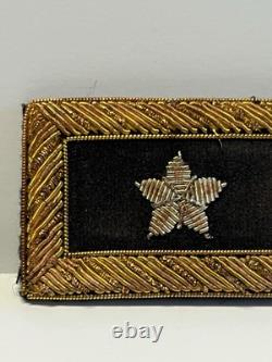 Antique Original Civil War US Army Major General Shoulder Boards Pair (2)