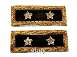Antique Original Civil War US Army Major General Shoulder Boards Pair (2)