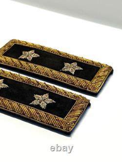 Antique Original Civil War US Army Major General Shoulder Boards Pair (2)
