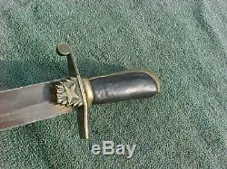 Antique Pre Civil War 1830s U. S. Officer's Sword / Saber W Blade Etchings Texas