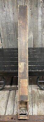 Antique Primitive Early Civil War WWI Wood Trench Scope Periscope WOODEN