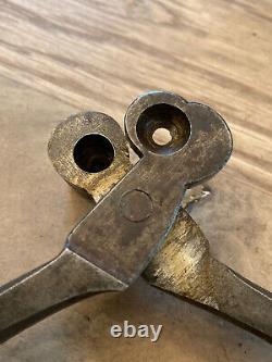 Antique Rare 1800's Civil War Era Picket Country Quality Bullet Mold Confederate