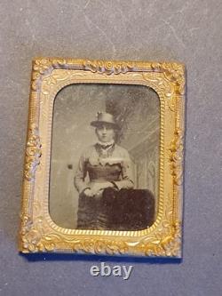 Antique Small Tintype Photo