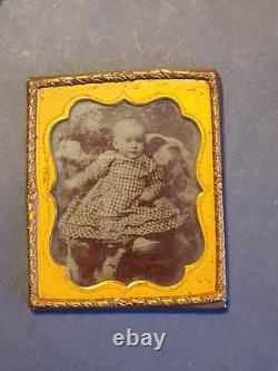 Antique Tintype Photo Baby