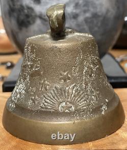 Antique US Army Camel Corps (1855-1866) Brass Eagle & Stars Bell