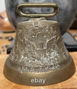 Antique US Army Camel Corps (1855-1866) Brass Eagle & Stars Bell