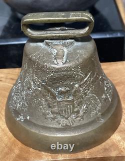 Antique US Army Camel Corps (1855-1866) Brass Eagle & Stars Bell