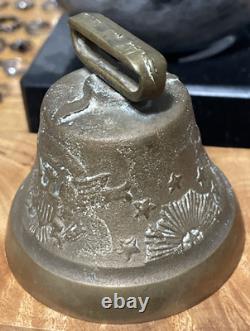 Antique US Army Camel Corps (1855-1866) Brass Eagle & Stars Bell