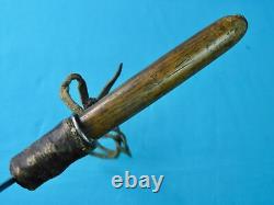 Antique US Civil War 19 Century Handle Spear Point Hunting Fighting Knife
