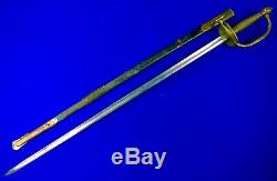 Antique US Civil War 19 Century NCO Sword with Scabbard