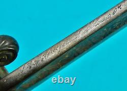 Antique US Civil War French Import Foot Officer's Engraved Battle Used Sword