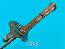Antique US Civil War French Import Foot Officer's Engraved Battle Used Sword