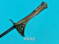 Antique US Civil War French Import Foot Officer's Engraved Battle Used Sword