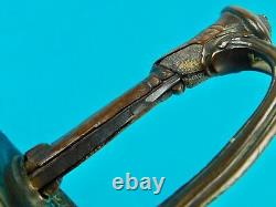 Antique US Civil War French Import Foot Officer's Engraved Battle Used Sword