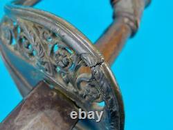 Antique US Civil War French Import Foot Officer's Engraved Battle Used Sword
