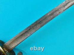 Antique US Civil War French Import Foot Officer's Engraved Battle Used Sword