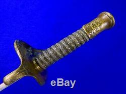 Antique US Civil War German Made Presentation Engraved Foot Officer's Sword