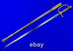 Antique US Civil War Import Musician Sword with Scabbard