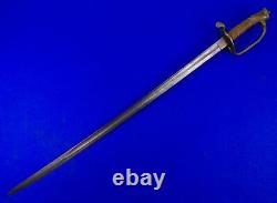 Antique US Civil War Model 1850 Engraved Foot Officer's Sword