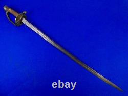 Antique US Civil War Model 1850 Engraved Foot Officer's Sword