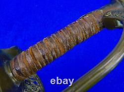 Antique US Civil War Model 1850 Engraved Foot Officer's Sword