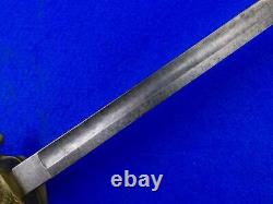 Antique US Civil War Model 1850 Engraved Foot Officer's Sword